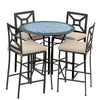 Belize 42d Hight Dining w Milano Bar Chairs ESP HB