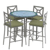 Belize 42d Hight Dining w Milano Bar Chairs PEW CIL