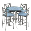 Belize 42d Hight Dining w Milano Bar Chairs PEW SPA