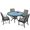 Belize 60d Bistro Olympia Chairs BK CS