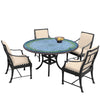 Belize 60d Bistro Olympia Chairs BK HB