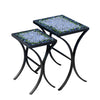 Belize Nesting Table Set Black Frame