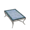 Belize Rec Coffee Table Pewter Frame