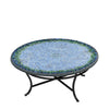Belize Round Coffee Table Black Frame