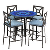 Bella Bloom 42d Hight Dining w Milano Bar Chairs ESP SPA