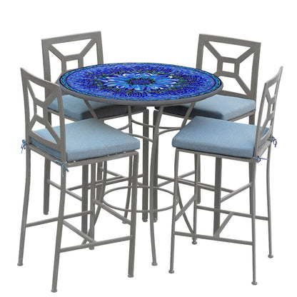 
                  Bella Bloom 42d Hight Dining w Milano Bar Chairs PEW SPA - Image 4
                