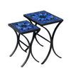 Bella Bloom Nesting Table Set Black Frame