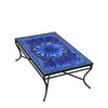 Bella Bloom Rec Coffee Table Black Frame
