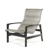 Berkeley Padded Sling Lounge Chair wiith Cast Iron finish