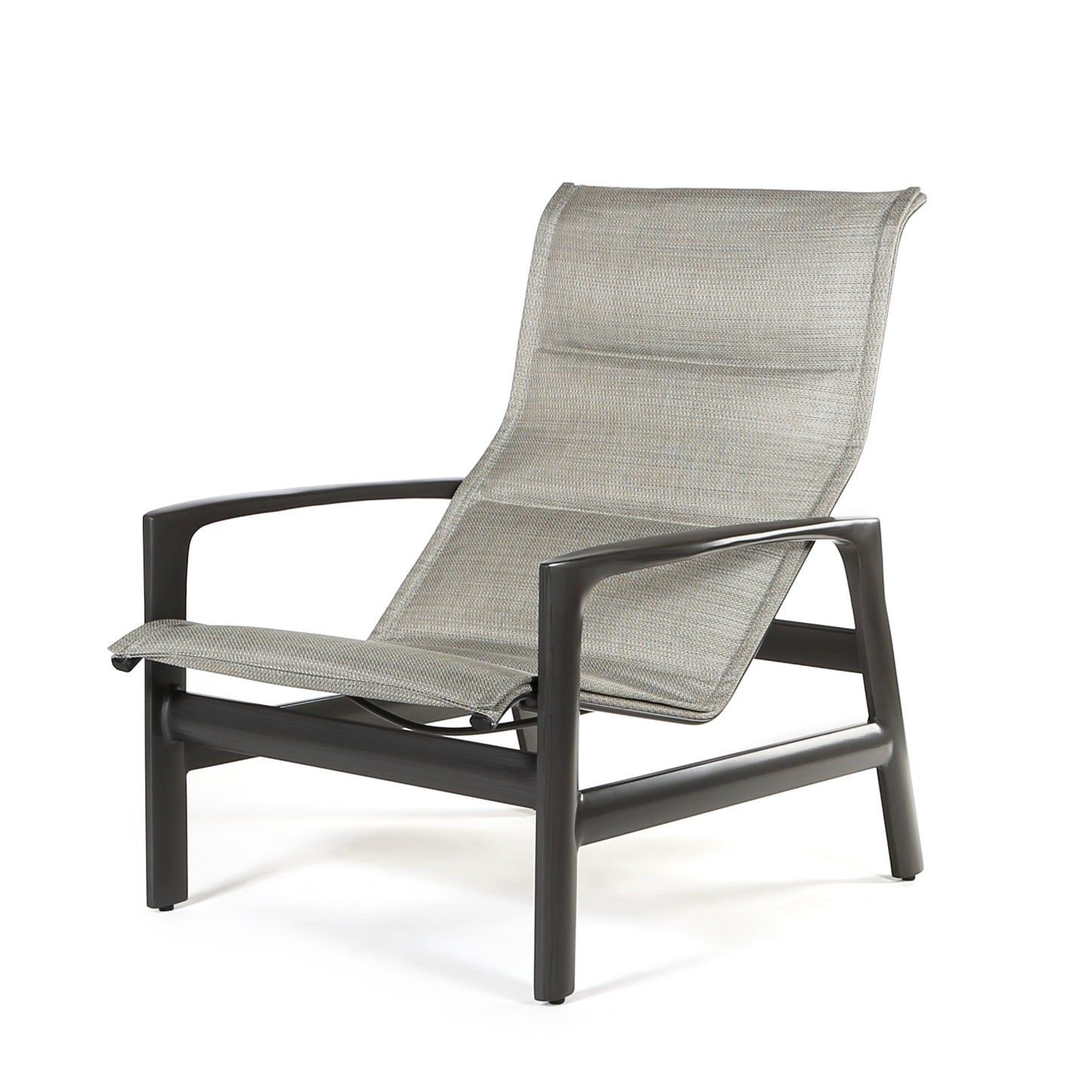 Berkeley Padded Sling Lounge Chair wiith Cast Iron finish, image 8