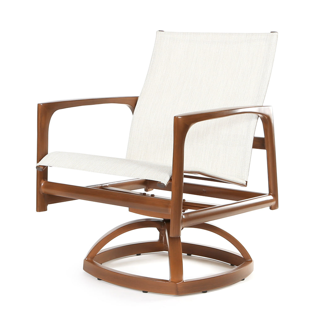 Berkeley Sling Swivel Rocker Dining Chair