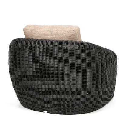 
                  Boulevard Club Chair Coal Weave Brushed Clay Cushions Back - Image 8
                