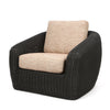Boulevard Club Chair Coal Weave Brushed Clay Cushions