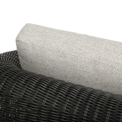 
                  Boulevard Club Chair Coal Weave Crosshatch Vapor Cushions Detail - Image 3
                