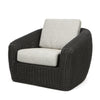 Boulevard Club Chair Coal Weave Crosshatch Vapor Cushions