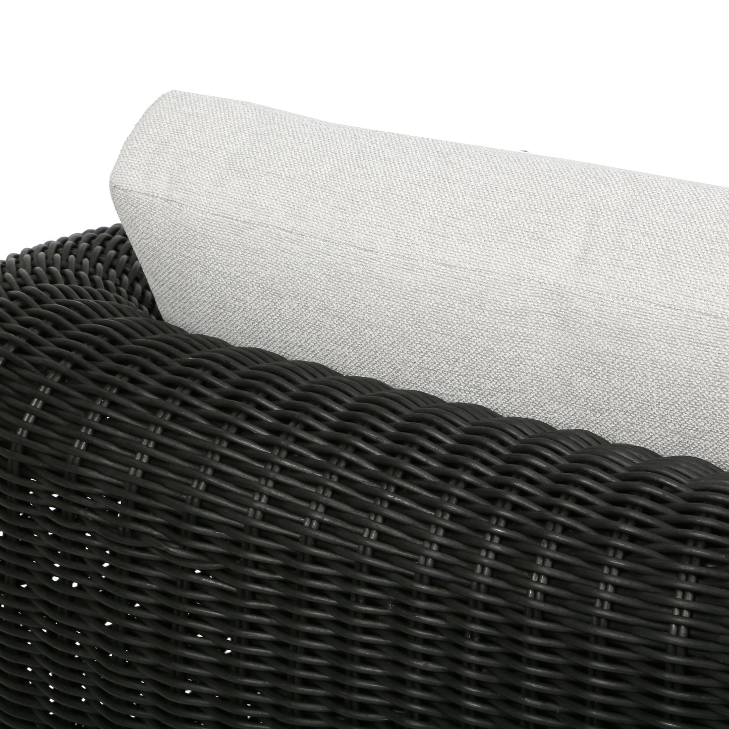 Boulevard Club Chair Coal Weave Nurture Pebble Cushions Detail, image 5