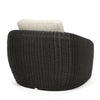 Boulevard Club Chair Coal Weave Palm Spring Charcoal Cushions Back