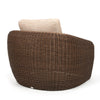 Boulevard Club Chair Hazel Weave Brushed Clay Cushions Back