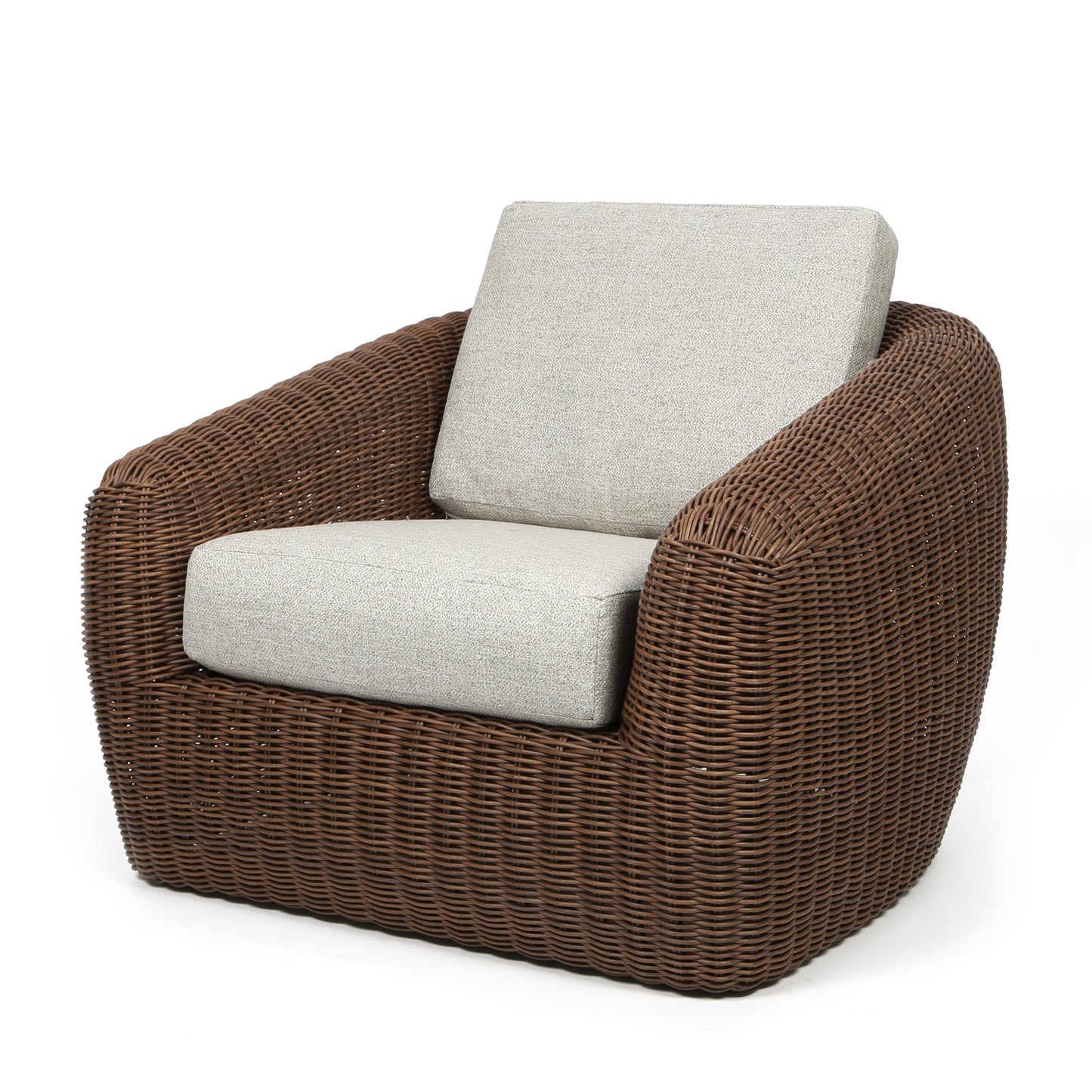 Boulevard Club Chair Hazel Weave Crosshatch Vapor Cushions, image 11