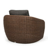 Boulevard Club Chair Hazel Weave Nurture Charcoal Cushions Back