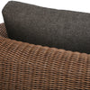 Boulevard Club Chair Hazel Weave Nurture Charcoal Cushions Detail
