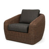 Boulevard Club Chair Hazel Weave Nurture Charcoal Cushions