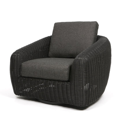 
                  Boulevard Club Swivel Glider Coal Weave Nurture Charcoal Cushions - Image 4
                