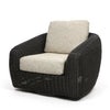 Boulevard Club Swivel Glider Coal Weave Palm Spring Charcoal Cushions