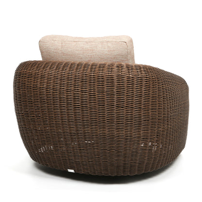 
                  Boulevard Club Swivel Glider Hazel Weave Brushed Clay Cushions Back - Image 17
                