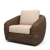 Boulevard Club Swivel Glider Hazel Weave Brushed Clay Cushions