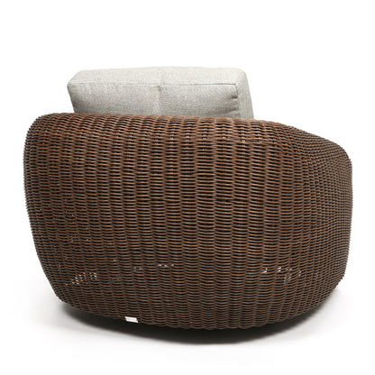 
                  Boulevard Club Swivel Glider Hazel Weave Crosshatch Vapor Cushions Back - Image 19
                