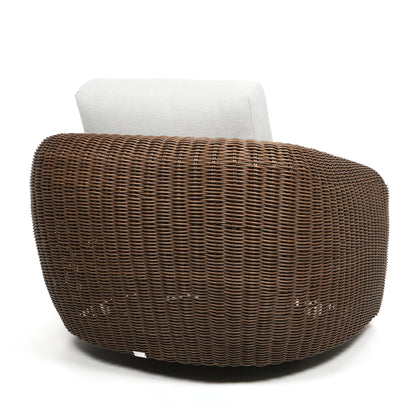 
                  Boulevard Club Swivel Glider Hazel Weave Nurture Pebble Cushions Back - Image 23
                