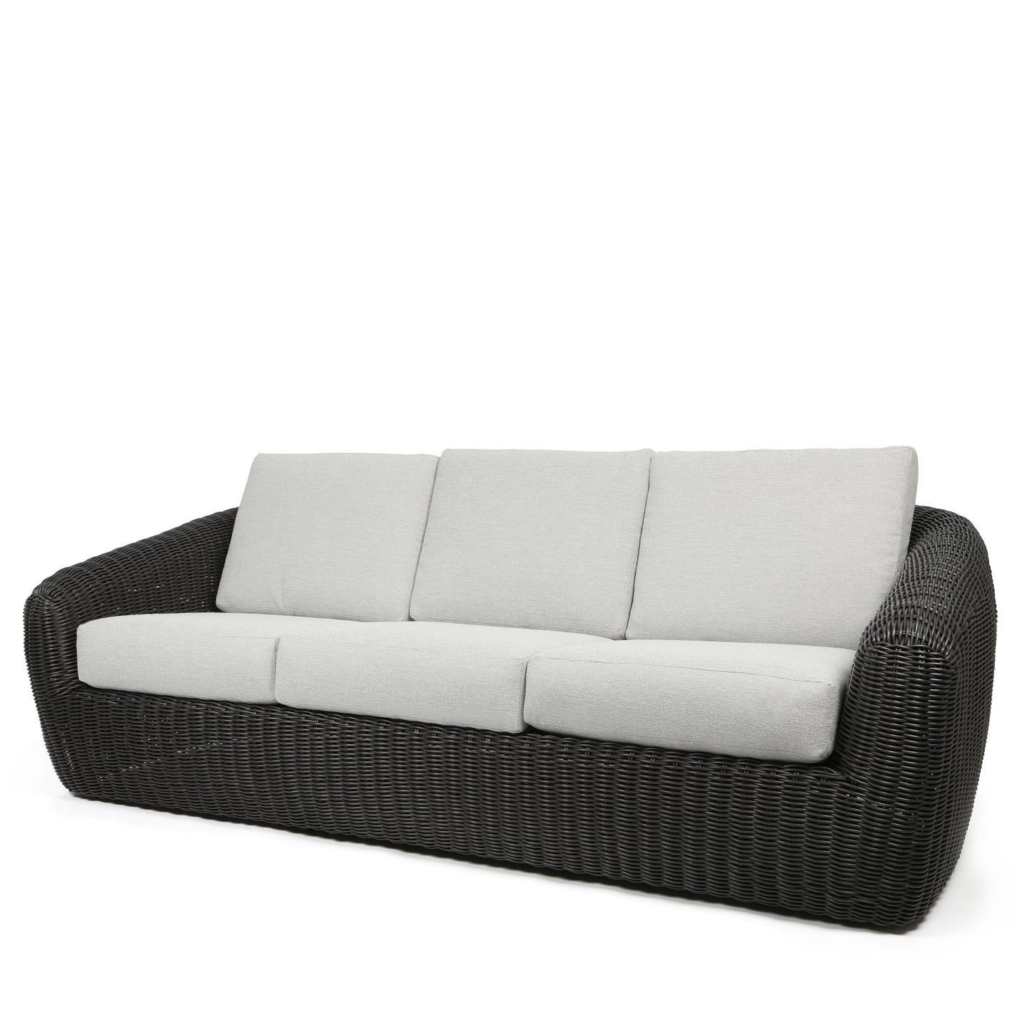 Boulevard Sofa Coal Weave Nurture Pebble Cushions, image 7