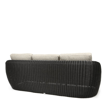 
                  Boulevard Sofa Coal Weave Palm Spring Charcoal Cushions Back - Image 3
                
