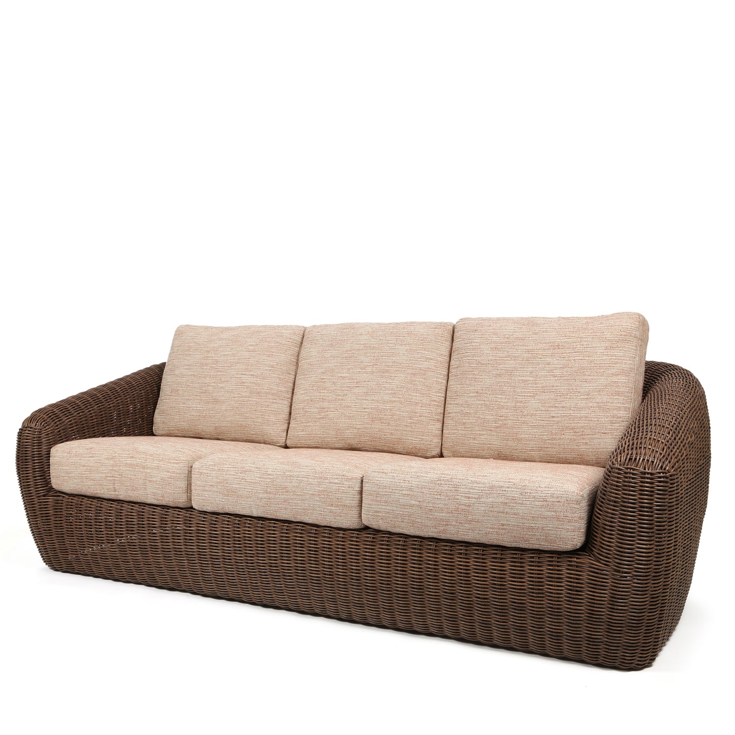 Boulevard Sofa Hazel Weave Brushed Clay Cushions, image 8