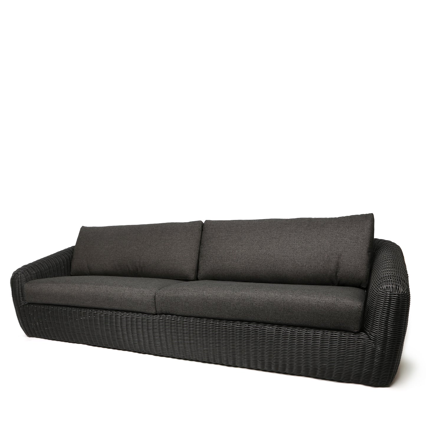 Boulevard XL Sofa Coal Weave Nurture Charcoal Cushions, image 6