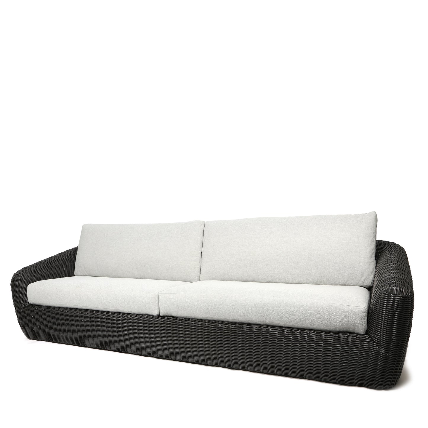 Boulevard XL Sofa Coal Weave Nurture Pebble Cushions, image 7