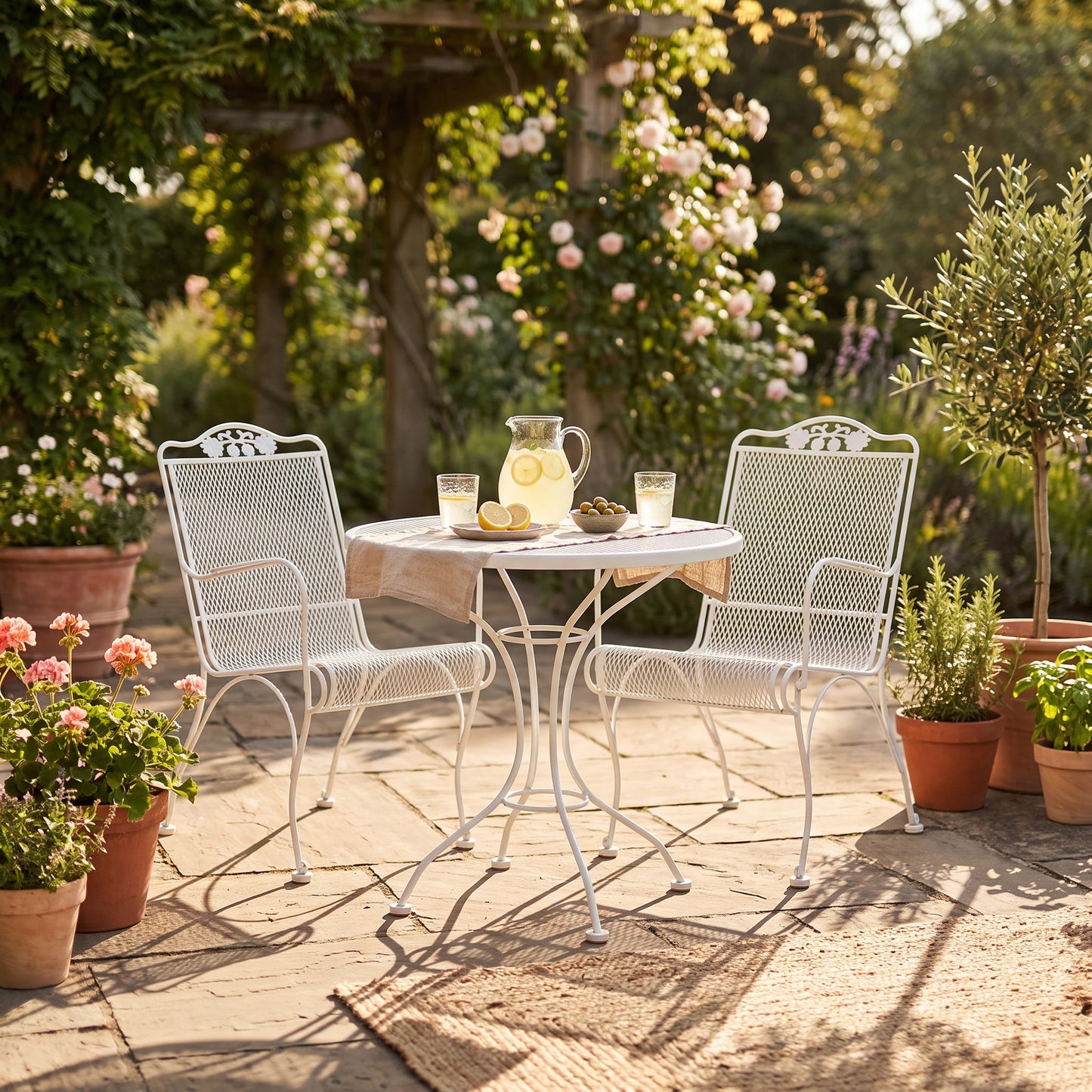 30" Round Premium Mesh Top Bistro Table, image 3