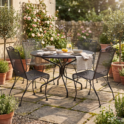 
                  Briarwood 5 Piece Dining Set Aztec Bronze Finish Lifestyle - Image 3
                
