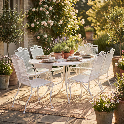 
                  42"x72" Oval Premium Mesh Top Table - Image 3
                