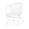 Briarwood Barrel Back Coil Spring Chair Acoustic White Finish