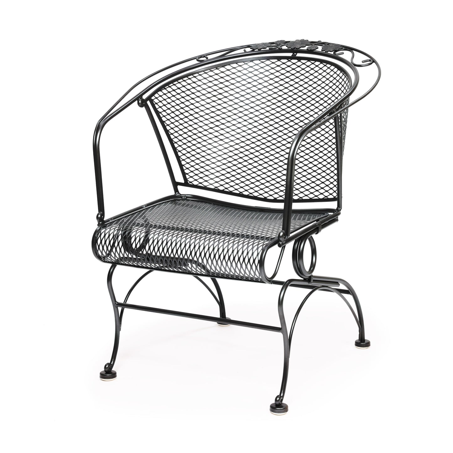Briarwood Barrel Back Coil Spring Chair Autumn Rust Finish, image 21