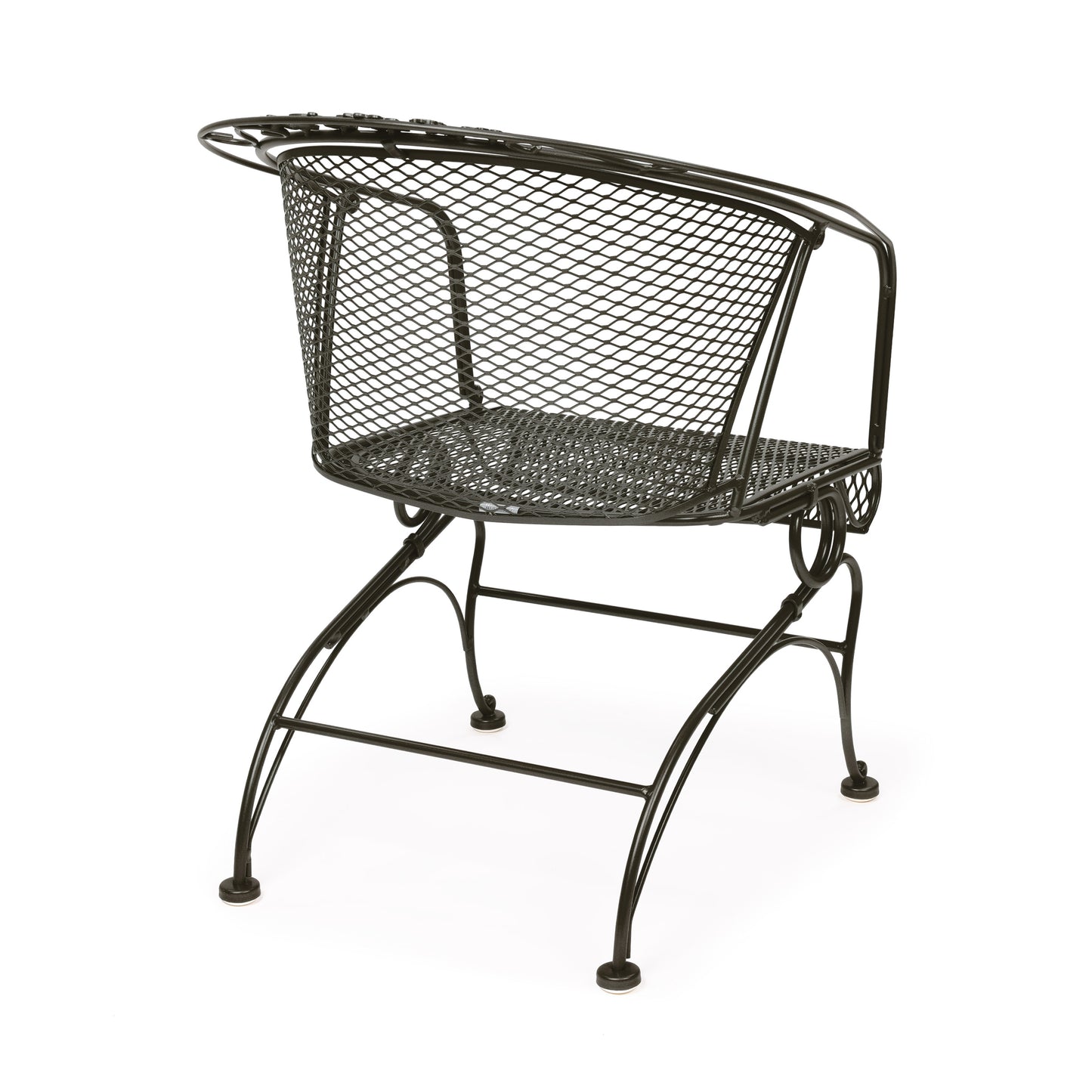 Briarwood Barrel Back Coil Spring Chair Aztec Bronze Finish Back, image 2