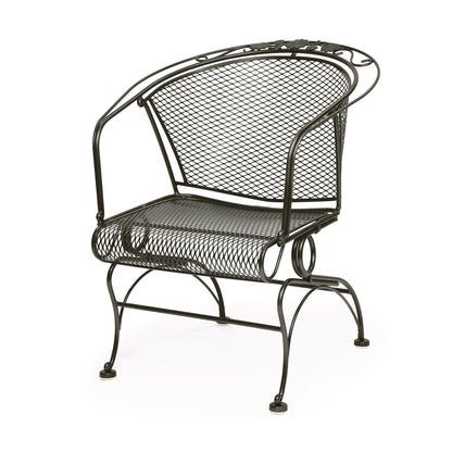 Briarwood Barrel Back Coil Spring Chair Aztec Bronze Finish