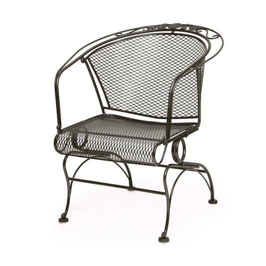 Briarwood Barrel Back Coil Spring Chair Aztec Bronze Finish