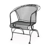 Briarwood Barrel Back Coil Spring Chair Black Finish