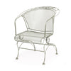 Briarwood Barrel Back Coil Spring Chair Dove Finish