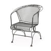 Briarwood Barrel Back Coil Spring Chair Graphite Finish