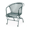 Briarwood Barrel Back Coil Spring Chair Pompeian Green Finish