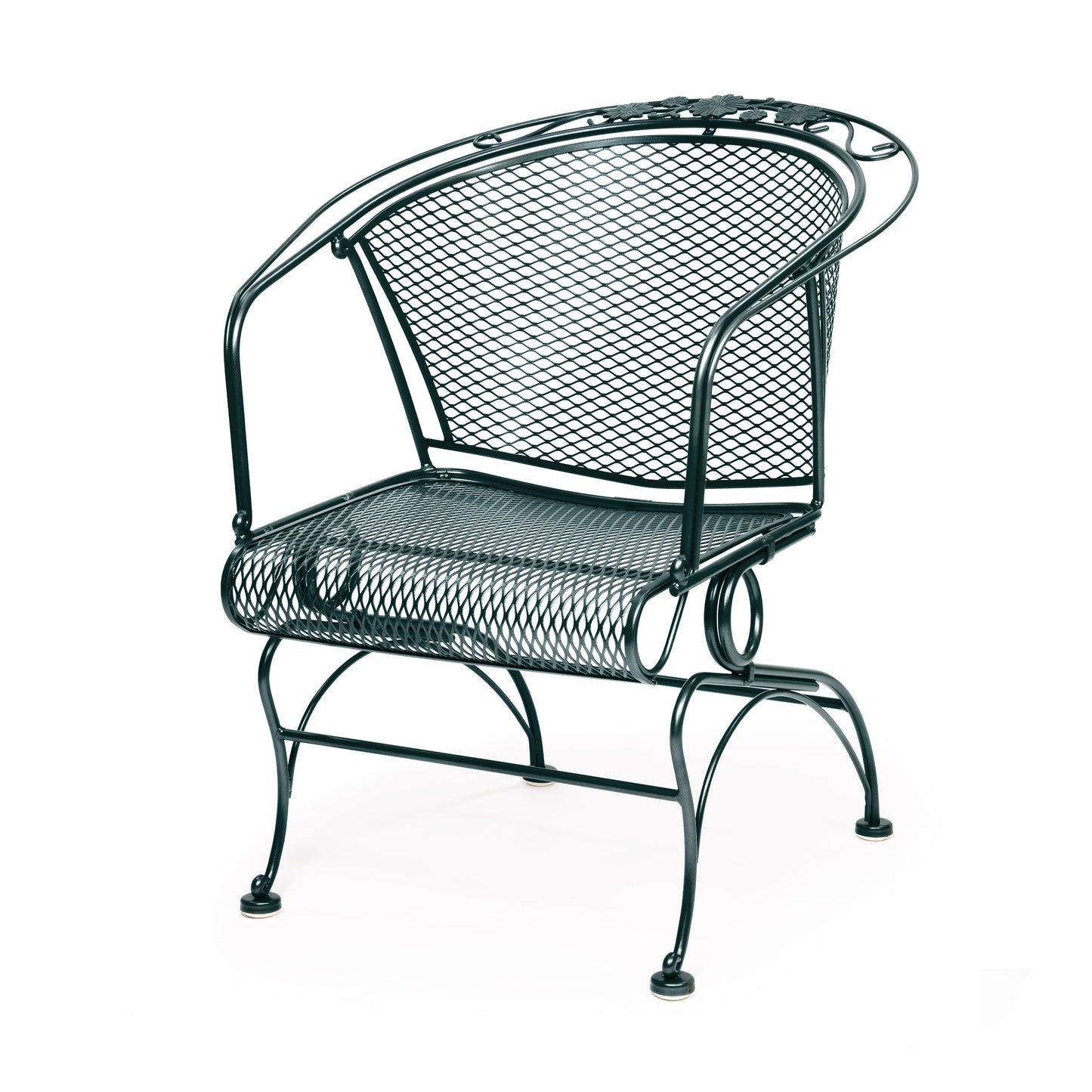 Briarwood Barrel Back Coil Spring Chair Pompeian Green Finish, image 25